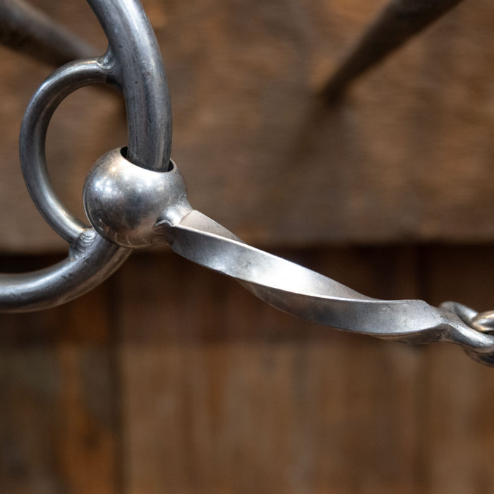 Flaharty Locked O-Ring Slow Twist Snaffle Bit