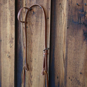 Craig Lewis Handmade Single Ear Headstall  AAHS060 Tack - Headstalls Craig Lewis   