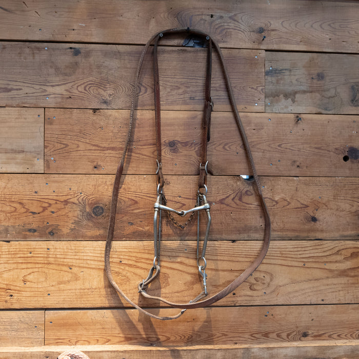 Smooth Snaffle Bit Bridle Rig