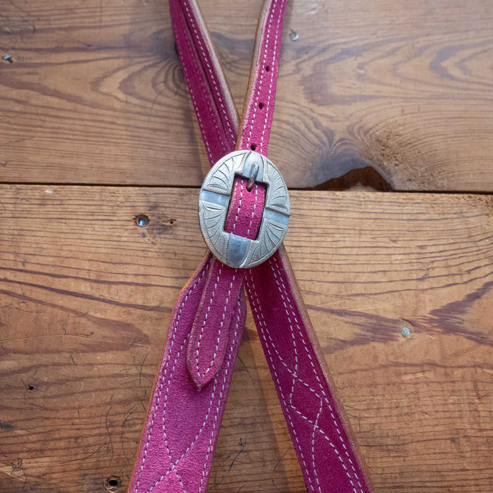 Pink 3/4" Split Ear Headstall