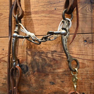 Bridle Rig - Kerry Kelley Silver Mounted Chain Bit  RIG797 Tack - Rigs Kerry Kelley   