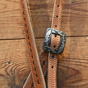 Handmade B. Langdon Buckstitch Split Ear Headstall with a TURNER Buckle. AAHT064 Tack - Headstalls B Langdon