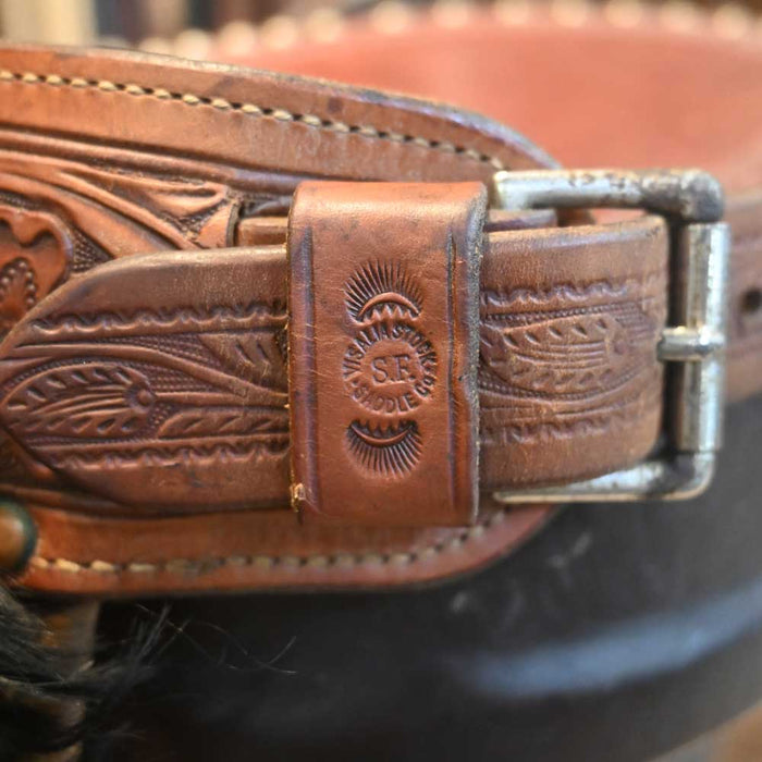 Visalia Stock Vintage Angora Bell Chaps Tack - Chaps & Chinks Visalia Stock Saddle Co.