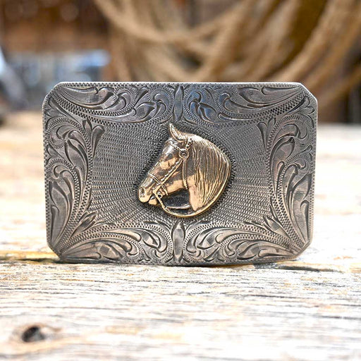Vintage Horse Head Belt Buckle ACCESSORIES - Additional Accessories - Buckles Teskey's