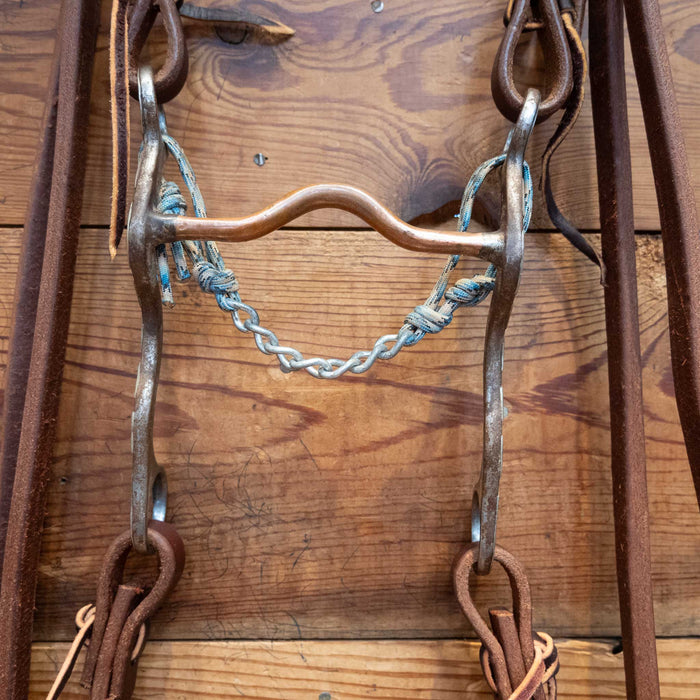 Copper Port Bridle Rig w/ Single Ear Headstall Tack - Rigs MISC