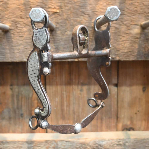 Graham Silver Mounted Solid Port Bit w/Roller Tack - Bits Graham