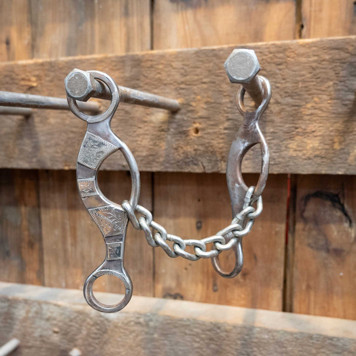 Ricky Trammell Silver Mounted Chain Bit 1596