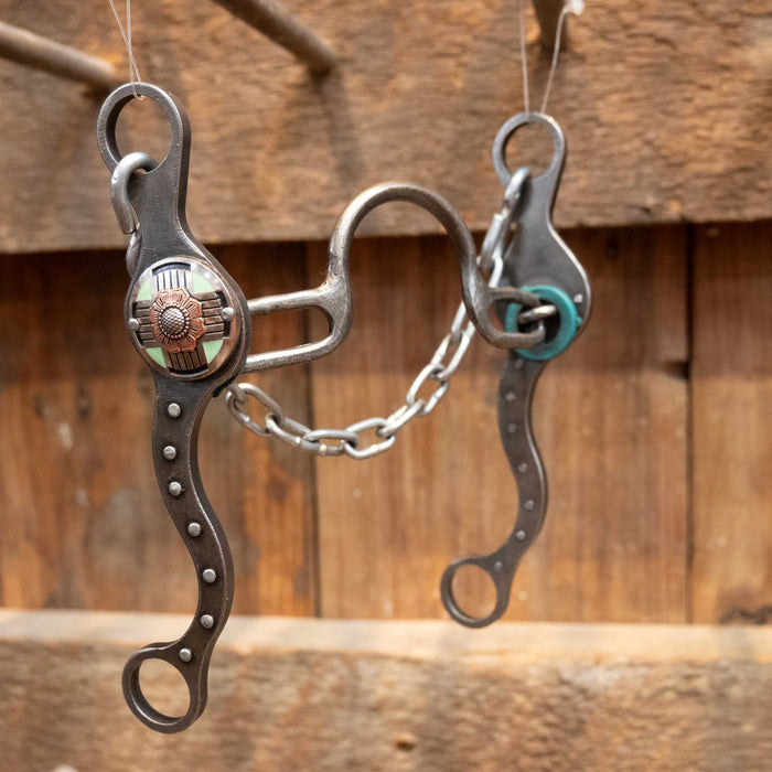 Petska Solid Port Turqouis Conchos Bit