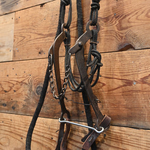 Bridle Rig - Rope Nose Hackamore Rig SBR603 Sale Barn MISC