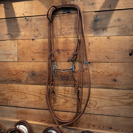 Rod Teuscher Threaded Snaffle Bridle Rig Tack - Rigs Rod Teuscher