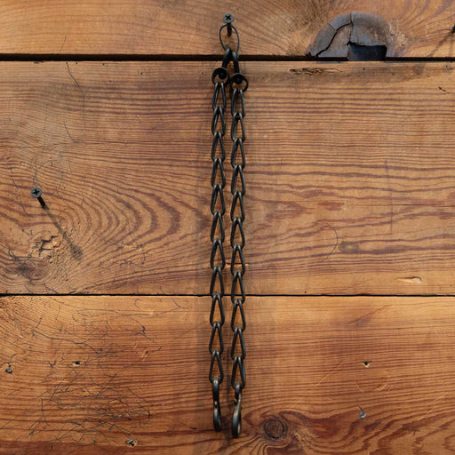 J. Rice 11" Black Rein Chains Tack - Reins J. Rice