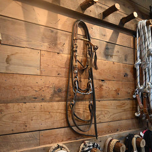 Bridle Rig - 3 Piece Twisted with Dogbone Gag  Bit SBR429 Tack - Rigs misc   
