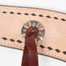 Teskey's 3" Roughout Buckstitch Breast Collar With Strings Tack - Breast Collars Teskey's Copper V's  