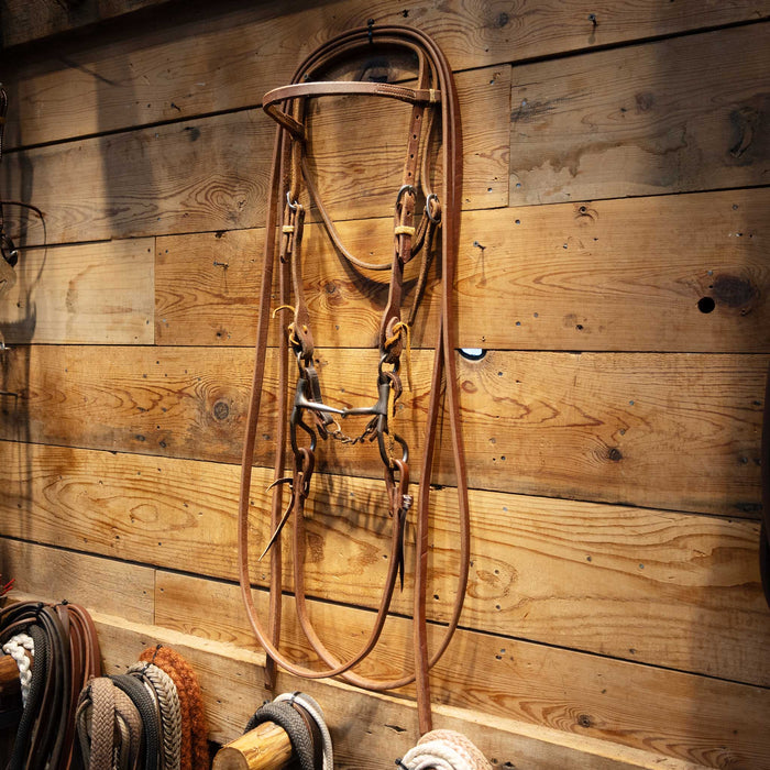 Smooth Snaffle Bridle Rig Tack - Rigs MISC