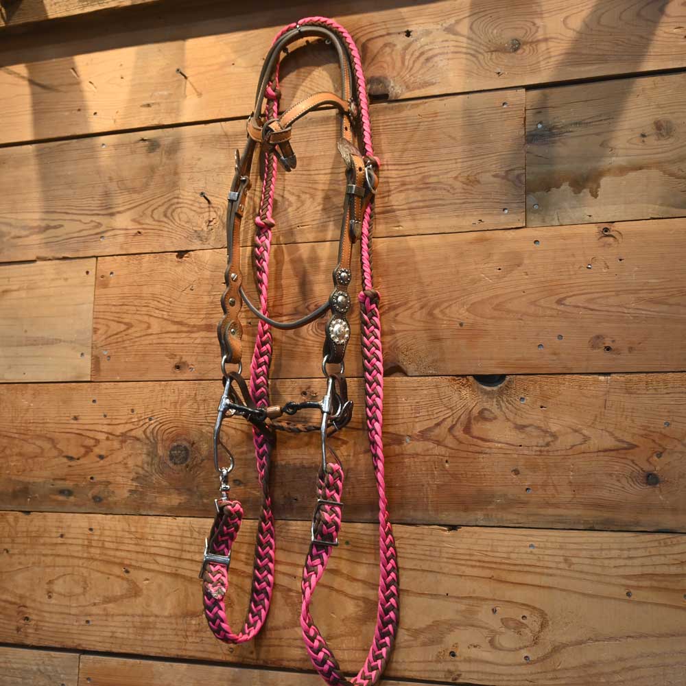 Bridle Rig - CowPerson Tack Headstall - 3piece Bit - RIG404 Tack - Rigs Cowperson Tack   