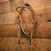 CHS Twisted Dogbone Sliding Gag Bridle Tack - Training Cow Horse Supply