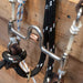 CHS Solid Roller Port Rig w/String Martingale Tack - Training Cow Horse Supply