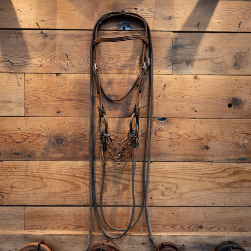 Showman O-Ring Twisted Snaffle Bridle Rig Tack - Rigs Showman