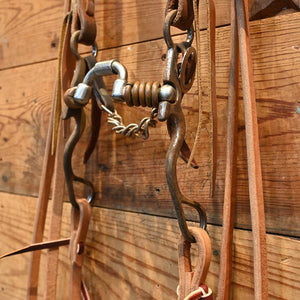 Bridle Rig - Kerry Kelley Milkman Hinge Copper Roller Bit RIG701