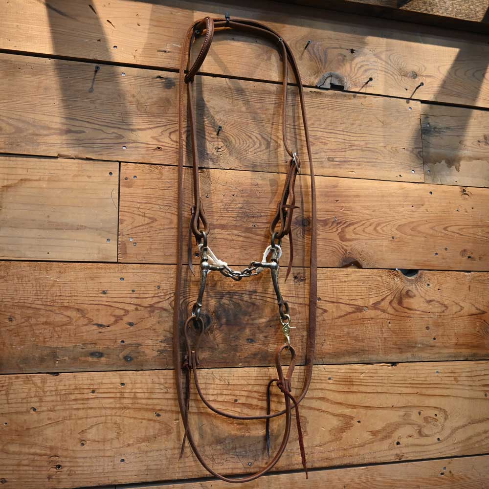 Bridle Rig - Kerry Kelley Silver Mounted Chain Bit  RIG797 Tack - Rigs Kerry Kelley   