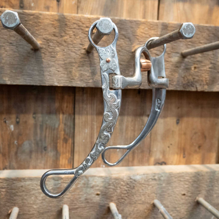 Cutrell 9 1/2" Solid Port Bit w/Copper Roller