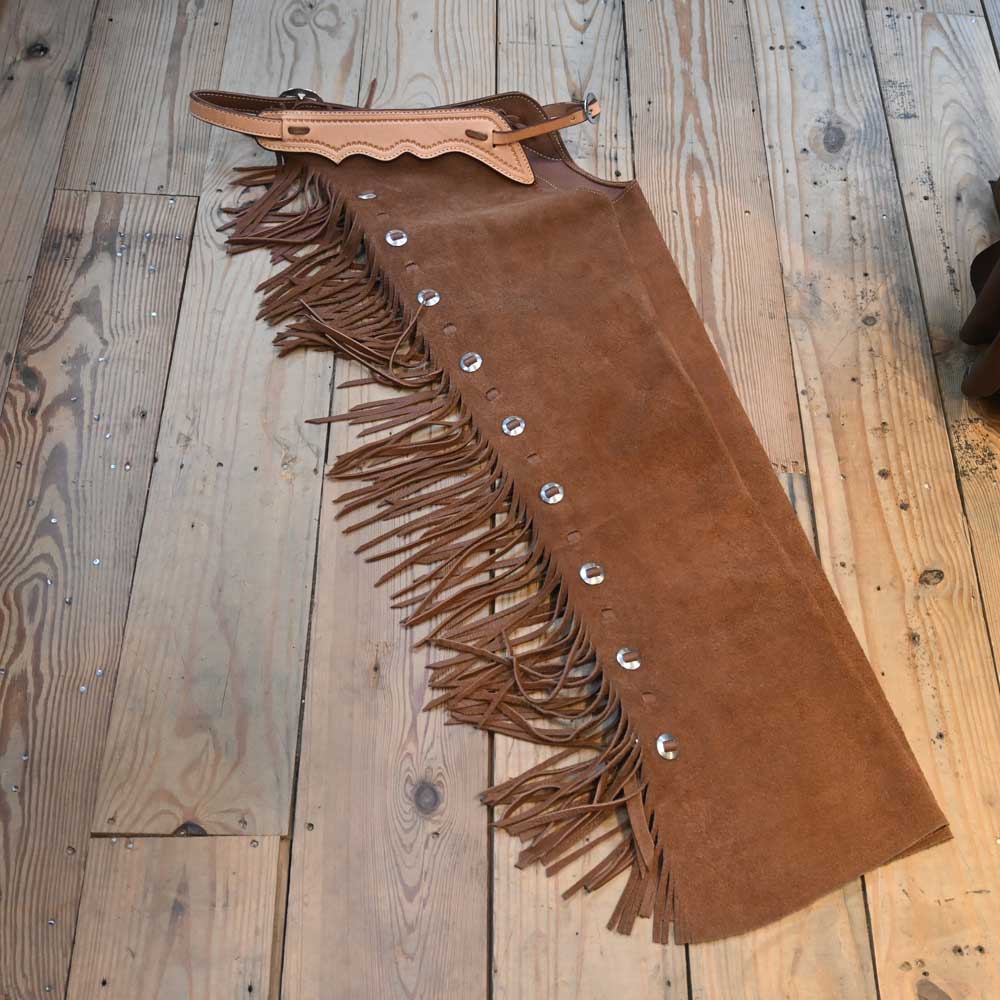 Teskey's Versatility Medium Rough-Out Leather Chaps - CHAP1084 Tack - Chaps & Chinks Teskey's