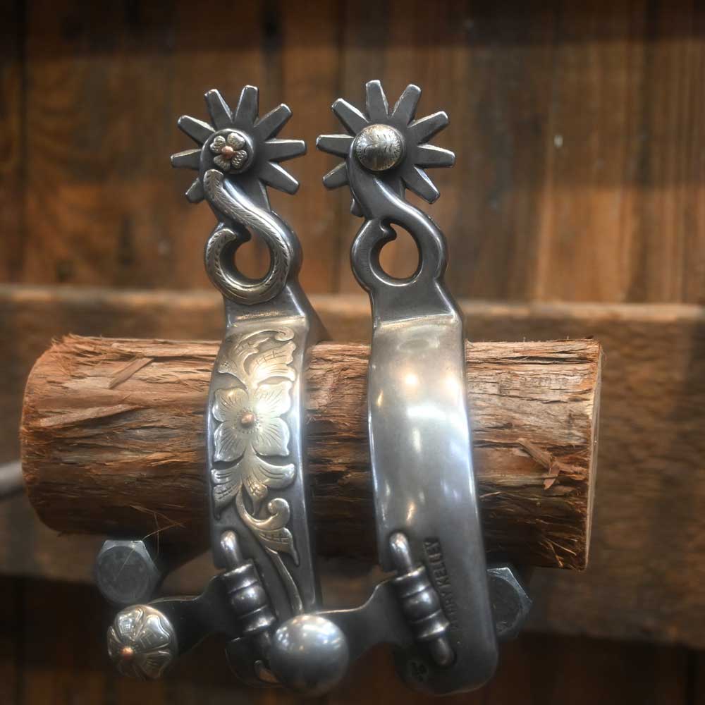 Kerry Kelley -  Silver Mounted Spurs SPUR854