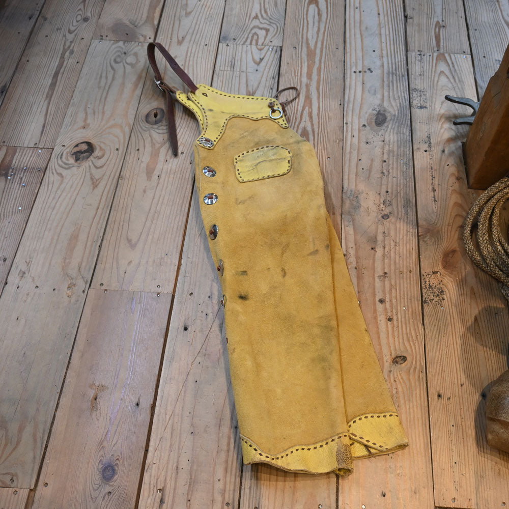 Handy Used Ranch Pants - Yellow Working Chaps - CHAP1120 Tack - Chaps & Chinks MISC