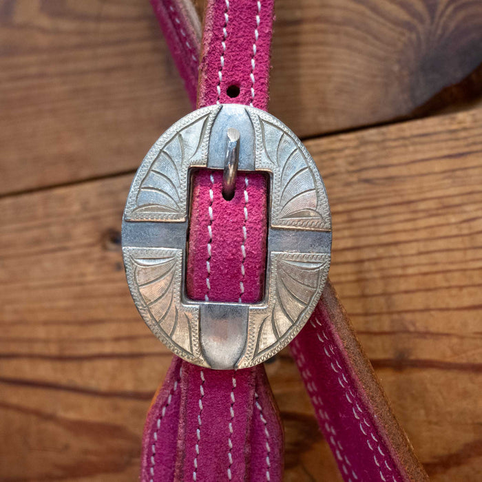 Pink 3/4" Split Ear Headstall