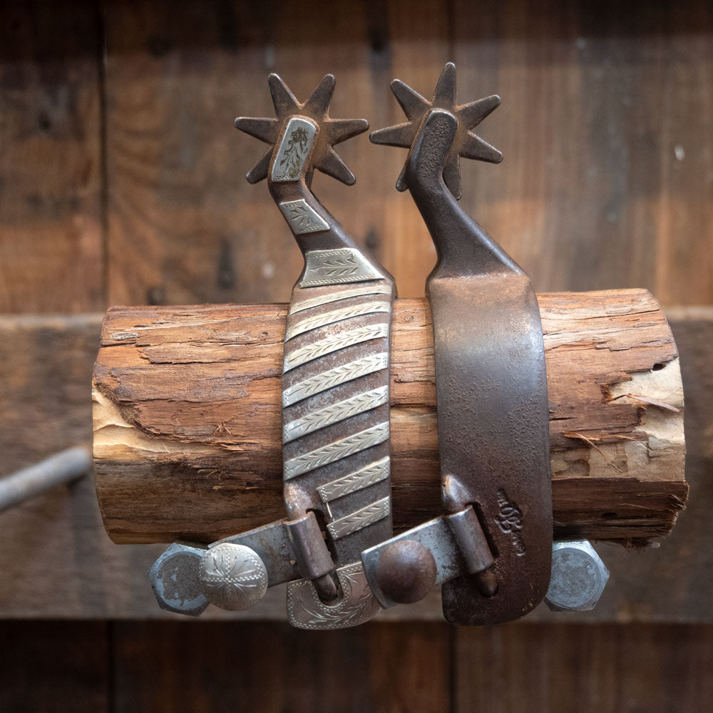 Josh Ownbey Silver Mounted Spurs