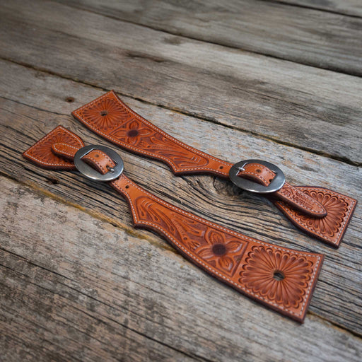 Ross Bullinger Hatchet Spur Straps Tack - Spur Straps Ross Bullinger