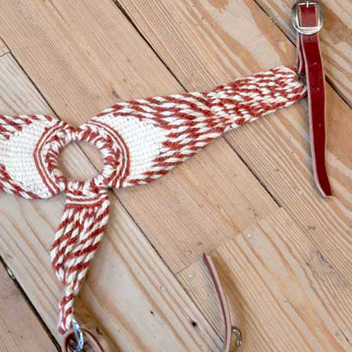 Handmade Mohair 3-Piece Breast Collar Tack - Breast Collars Iron Horse Head Brand