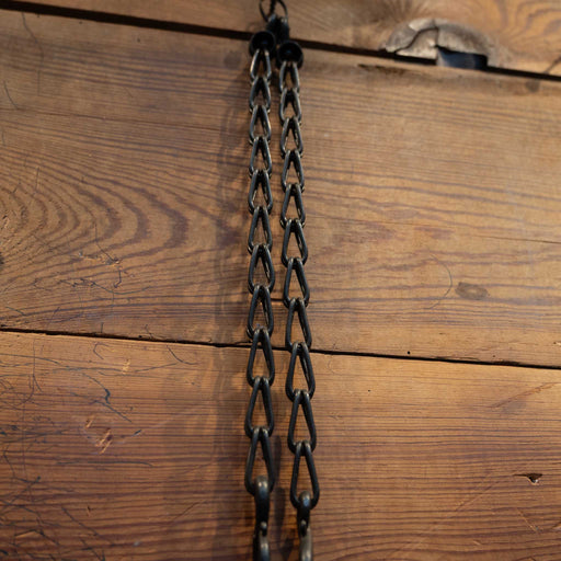 J. Rice 11" Black Rein Chains Tack - Reins J. Rice