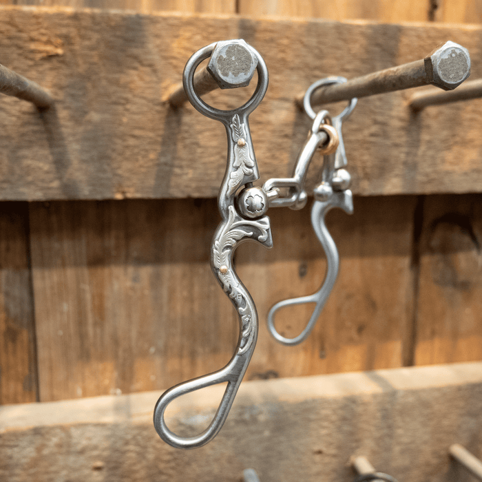 Silver Mounted Kerry Kelley 02S Ported Chain Bit