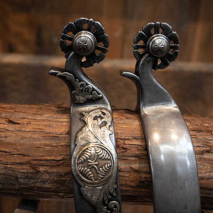 Kerry Kelley Silver Mounted 10pt Spurs