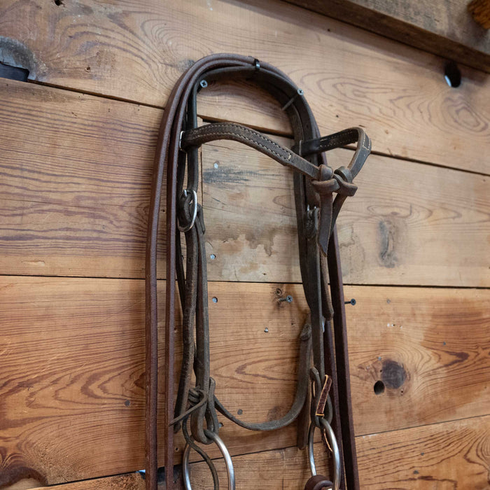 Slow Twist Snaffle O-Ring Bridle Rig