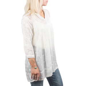 Johnny Was Marti Vera Embroidered Tunic WOMEN - Clothing - Tops - Long Sleeved Johnny Was Collection   