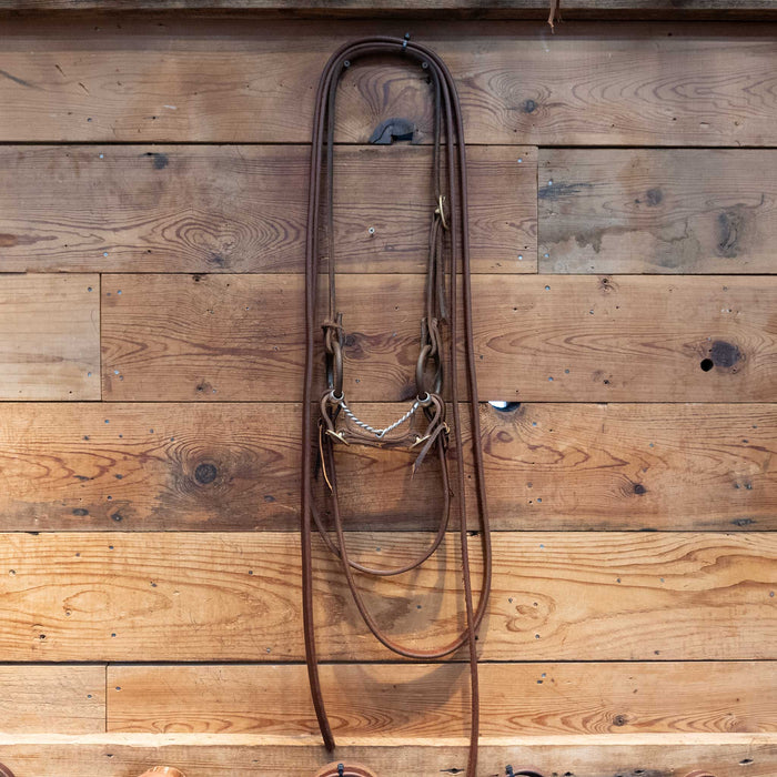 O-Ring Twisted Wire Snaffle Bridle Rig