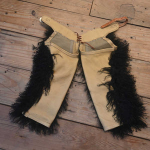 Angora Wooley - Child Western Shotgun Chaps   _CA851 Collectibles Teskey's   