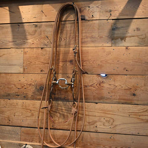 Bridle Rig - Kerry Kelley Milkman Hinge Copper Roller Bit RIG701 Tack - Rigs Kerry Kelley   