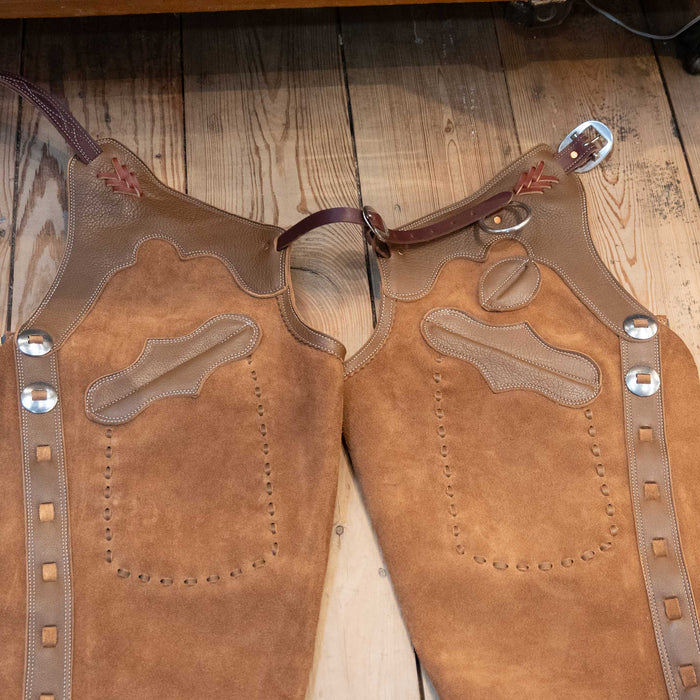 Teskey's Extra Large Double Pocket Chaps w/Knife Holder