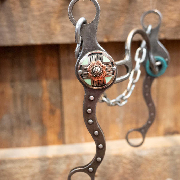 Petska Solid Port Turqouis Conchos Bit