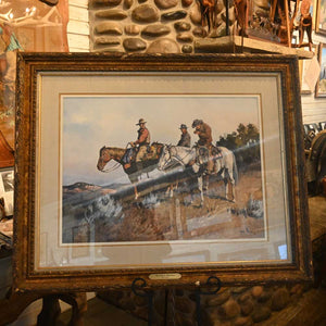 Western Art by James Boren Painting - "Morning in Montana"   PA110 Collectibles James Boren   