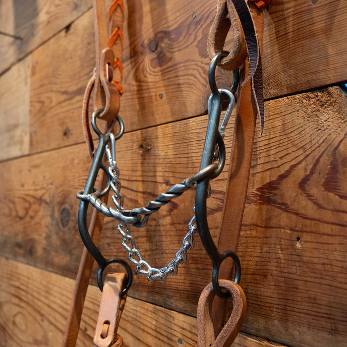 Cow Horse Supply Twisted Snaffle Gag Bridle Rig Tack - Rigs Cow Horse Supply