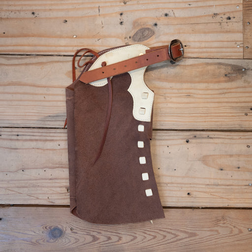 Kid's Chocolate Roughout Chaps Tack - Chaps & Chinks WLC