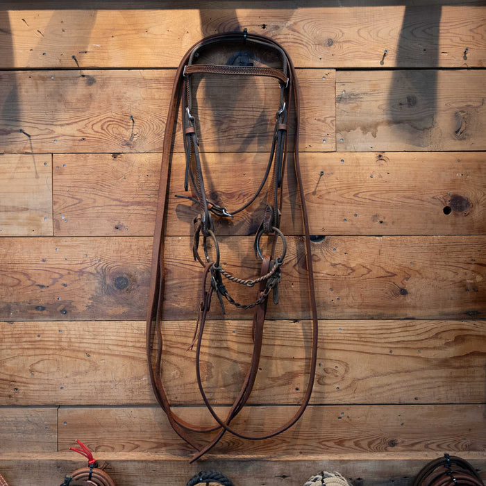 O-Ring Twisted Snaffle Bridle Rig