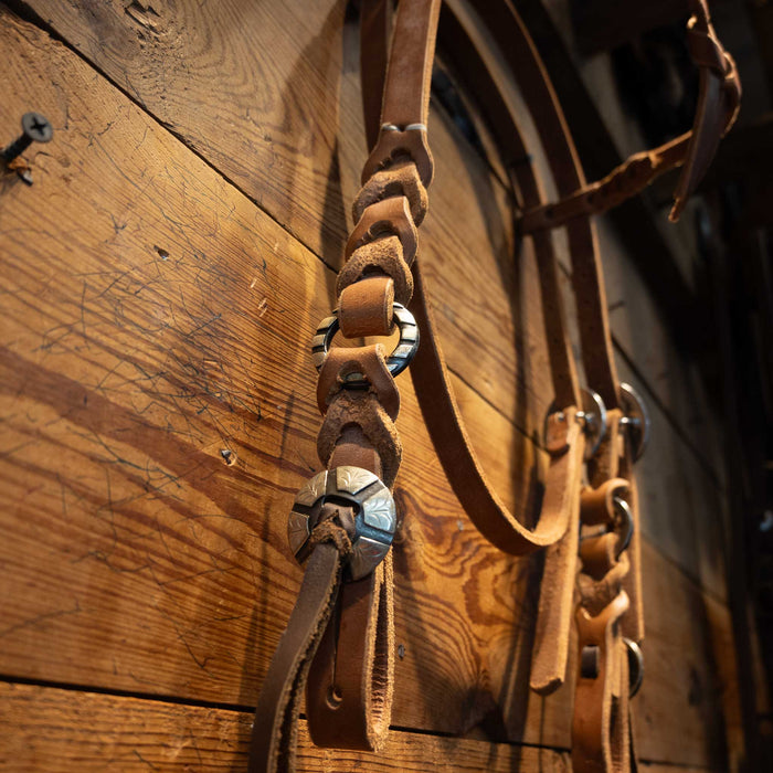 Joe Hipp Browband Headstall w/ Teskey's Hardware