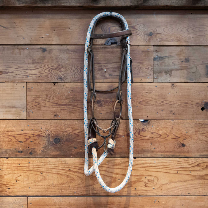O-Ring Twisted Wire Snaffle Bridle Rig w/ Browband Headstall