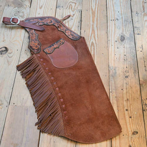 Nice Ranching Stepthroughs Cow Horse Chaps- CHAP1004 Tack - Chaps & Chinks Misc   