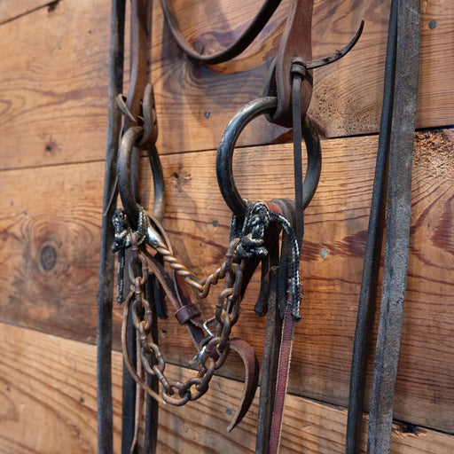 Showman O-Ring Twisted Snaffle Bridle Rig Tack - Rigs Showman